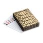 L'objet Crocodile Gold Playing Cards | Kneen & Co