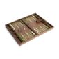 L'Objet Fortuny Backgammon in Camo Isole/Military Green | Kneen & Co
