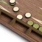 L'Objet Fortuny Backgammon in Camo Isole/Military Green | Kneen & Co
