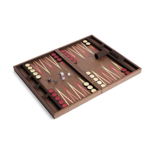 L'Objet Fortuny Backgammon - Laotze/Oxblood Spice | Kneen & Co