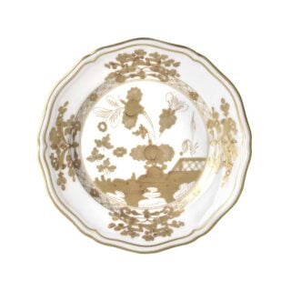 Ginori 1735 Oriente Italiano Aurum Flat Bread Plate | Kneen & Co