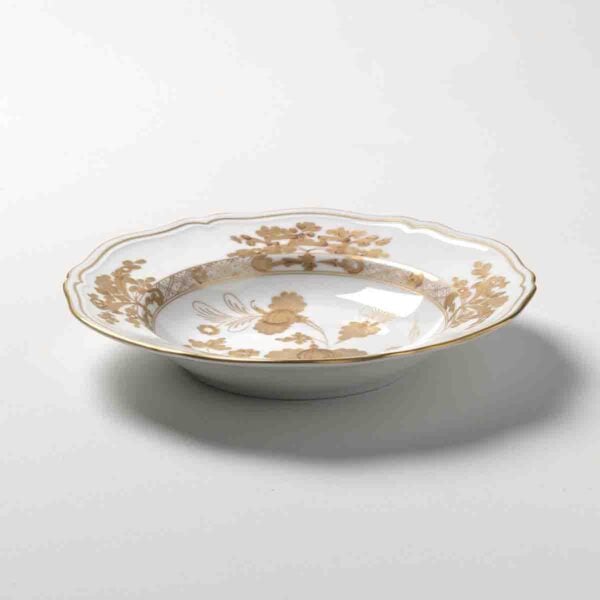 Ginori 1735 Oriente Italiano Aurum Soup Bowl | Kneen & Co