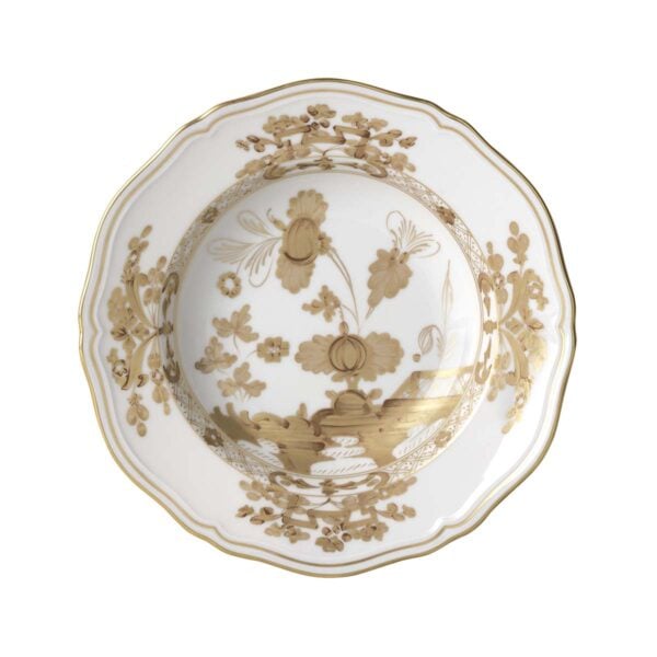 Ginori 1735 Oriente Italiano Aurum Soup Bowl | Kneen & Co
