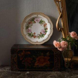 RC-FloraDanica-230-Years-Dish-Round-29cm-1200w-100KB Royal Copenhagen Flora Danica Collection mood image | Kneen & Co