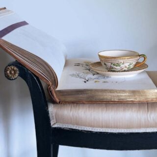 RC-FloraDanica-Tea-Cup+saucer-1200w-100KB Royal Copenhagen Flora Danica Collection mood image | Kneen & Co