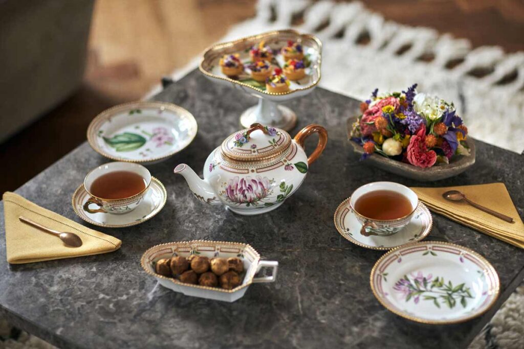 Royal Copenhagen Flora Danica Collection mood image | Kneen & Co