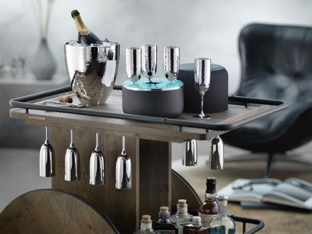Robbe & Berking Bar Cart Martele Bar Accessories