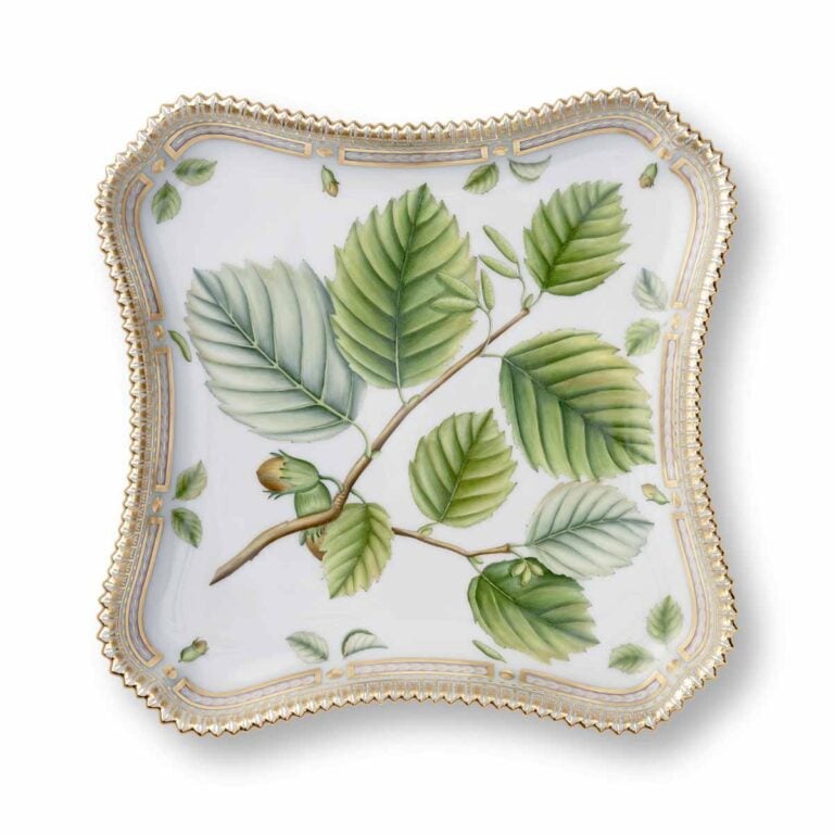 Royal Copenhagen Flora Danica Square Tray | Kneen & Co