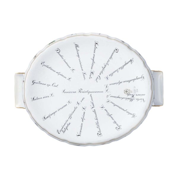 Royal Copenhagen Flora Danica Oval Monteith back view | Kneen & Co