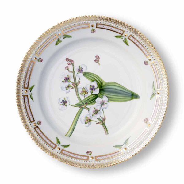 RoyalCopehagen-1147622-1017599-FloraDanica-PLATE-22CM-Sagittaria-Sagttifolia-L-1200x1200-100KB Royal Copenhagen Flora Danica Lunch Plate | Kneen & Co