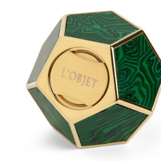 L'Objet Pentagon Spice Jewels in Malachite | Kneen & Co