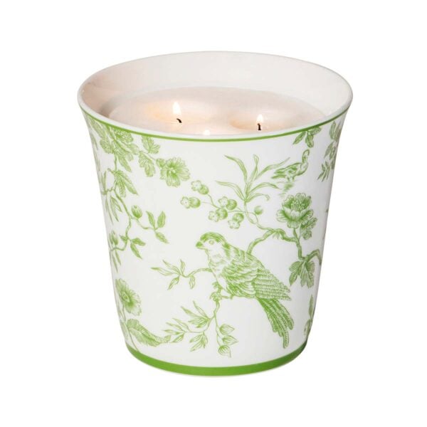 AlbertineGreen-24659-GrandPotBougie-Det-2000x2000-1200x1200-100KB Bernardaud Albertine Large Candle Tumbler + Candle | Kneen & Co
