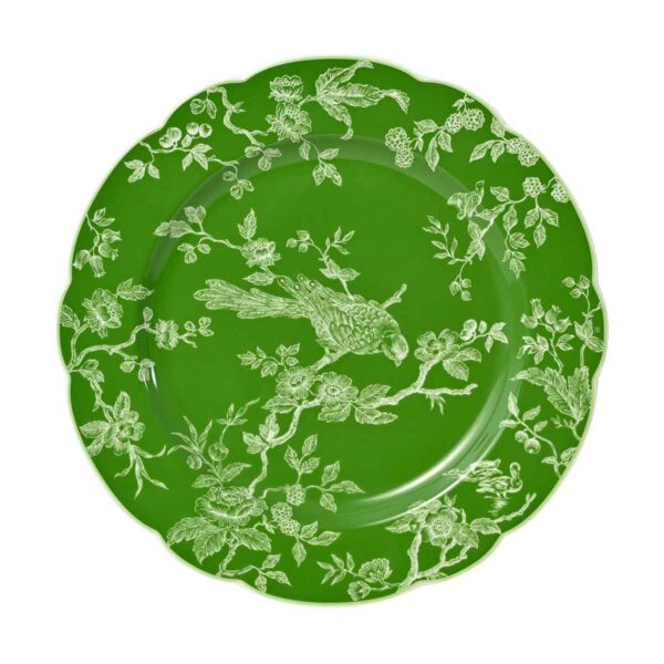 AlbertineGreen-25171-Ass29pt5cm-fondcouleur-4112x4112-1200x1200-100KB Bernardaud Albertine Fond Couleur Service Plate | Kneen & Co