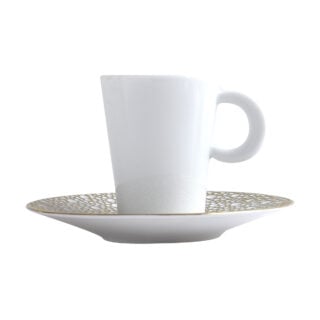 Bernardaud Ecume Mordoré Espresso Cup and Saucer | Kneen & Co