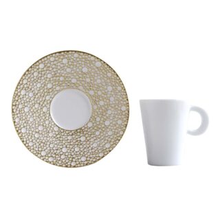 Bernardaud Ecume Mordoré Espresso Cup and Saucer | Kneen & Co