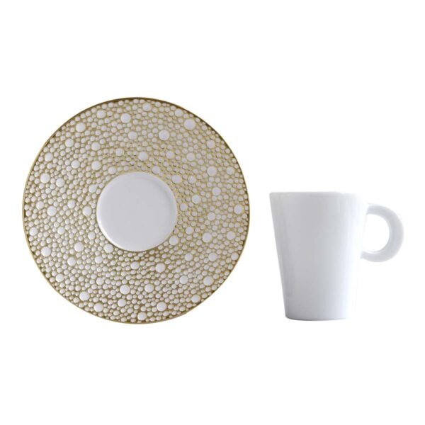 Bernardaud Ecume Mordoré Espresso Cup and Saucer | Kneen & Co