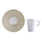 Bernardaud Ecume Mordoré Espresso Cup and Saucer | Kneen & Co