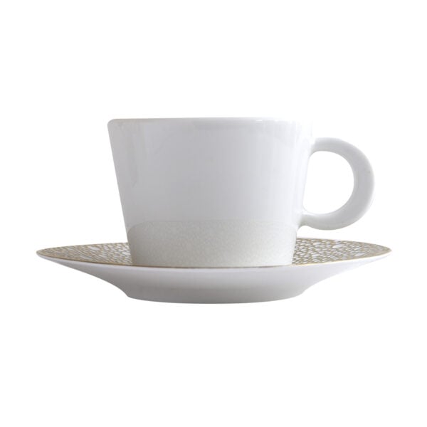 Bernardaud Ecume Mordoré Tea Cup and Saucer | Kneen & Co