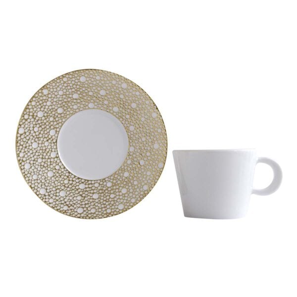Bernardaud Ecume Mordoré Tea Cup and Saucer | Kneen & Co