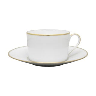 Bernardaud Palmyre Breakfast Cup and Saucer | Kneen & Co