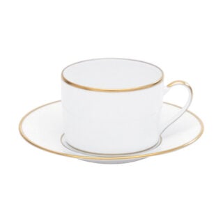Bernardaud Palmyre Tea Cup and Saucer | Kneen & Co