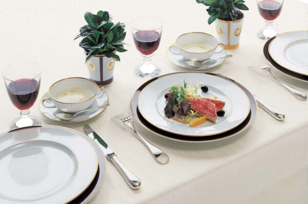 BERNARDAUD-MOOD-15632-Ambiance-Palmyre-4252x2814-1200w-100KB Bernardaud Palmyre Dinnerware Lifestyle | Kneen & Co