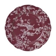 Bernardaud Albertine Prune Fond Couleur Service Plate