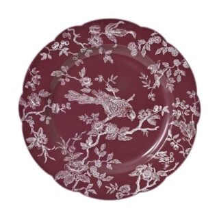 Bernardaud Albertine Prune Fond Couleur Service Plate | Kneen & Co