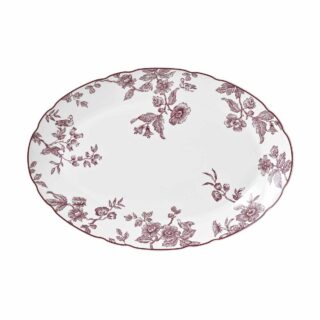 Bernardaud Albertine Prune Medium Oval Platter | Kneen & Co