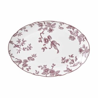 Bernardaud Albertine Prune Large Oval Platter | Kneen & Co