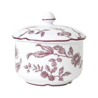 Bernardaud Albertine Prune Sugar Bowl | Kneen & Co