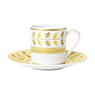 Bernardaud Constance Jaune Espresso Cup and Saucer | Kneen & Co