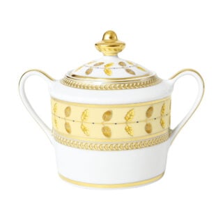 Bernardaud Constance Jaune Sugar Bowl | Kneen & Co