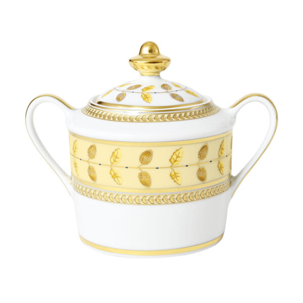 Bernardaud Constance Jaune Sugar Bowl | Kneen & Co