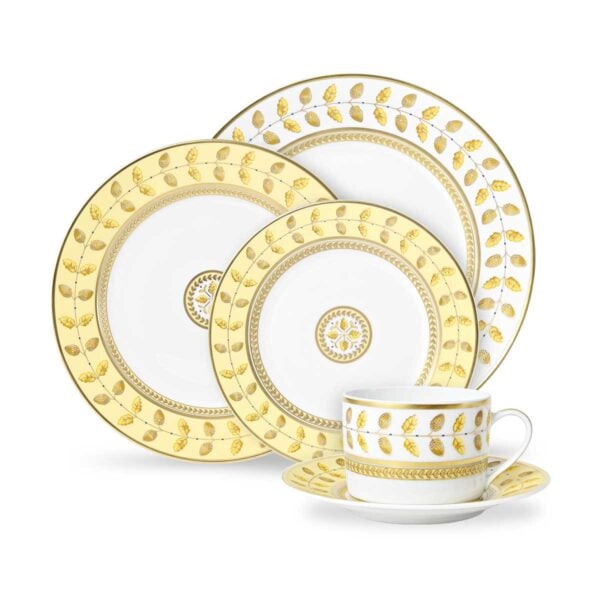 Bernardaud-ConstanceYellow-Parent-set-1200x1200-100KB Bernardaud Constance Jaune Dinner Plate | Kneen & Co