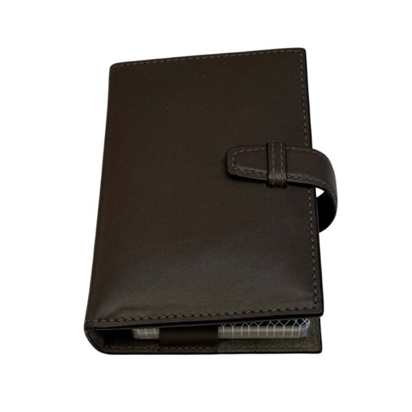 Jolly Card Playing Holder Calfskin Napa Smoke | Kneen & Co
