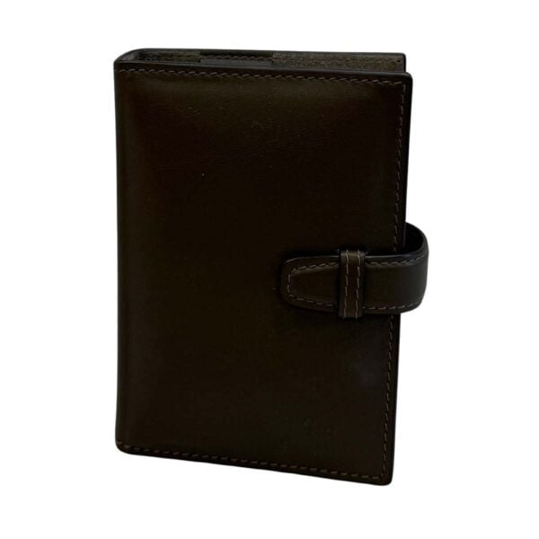 Jolly Card Playing Holder Calfskin Napa Smoke | Kneen & Co