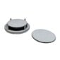 Giobagnara David Round Coasters with Holder Ice Blue | Kneen & Co
