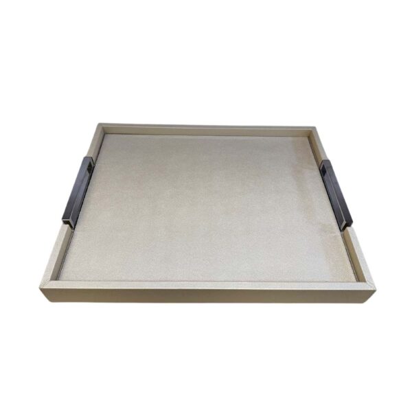 GIOBAGNARA-Showroom-NOBG_31-1000x1000-100KB Giobagnara Vic Bed Tray in Ivory Golf Leather with Chrome | Kneen & Co