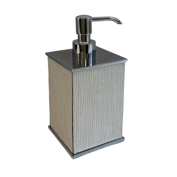 Giobagnara Firenze Soap Dispenser Pearl with Chrome | Kneen & Co