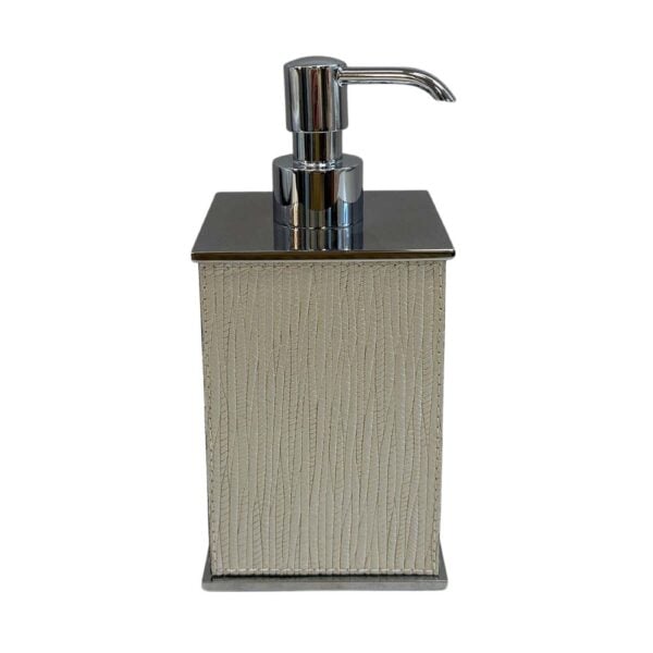 Giobagnara Firenze Soap Dispenser Pearl with Chrome | Kneen & Co