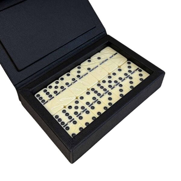 GIOBAGNARA-Showroom-NOBG_4-1000x1000-100KB Parma Domino Game Box in Black Golf Leather | Kneen & Co