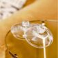 Golden interior setting with Baobab Collection candle domes in clear glass and hand-blown finish | Kneen & Co