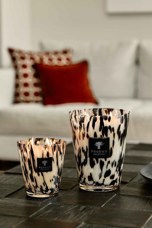 Baobab Pearls Black Candles Mood | Kneen & Co