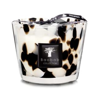 Baobab Pearls Black Candle Max 10 | Kneen & Co