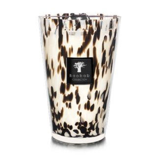 Baobab Pearls Black Candle Max 35 | Kneen & Co