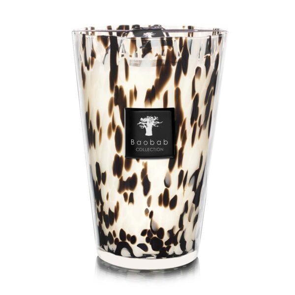 BAOBAB-MAX35PB-Pearls Black-MAX35-1200x1200-100KB Baobab Pearls Black Candle Max 35 | Kneen & Co