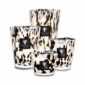 Baobab Pearls Black Candles | Kneen & Co