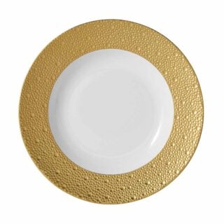 Bernardaud Ecume Gold Rim Soup Bowl Large | Kneen & Co