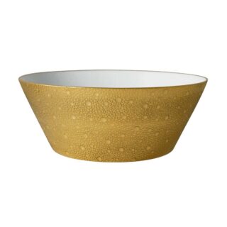 Bernardaud Ecume Gold Salad Bowl Large | Kneen & Co